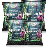 Hygger CO2 Upgraded Aquarium Soil Water Grass Mud, Ideal for Fish Tank Aquascaping Aquarium Substrate Soil for Plants and Shrimps, No Need to Wash (8.8 Pounds)