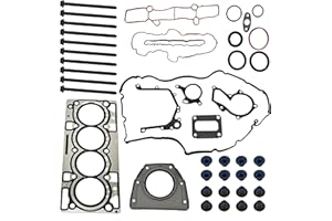 MTKHMN HS55346 Cylinder Head Gasket Set & Head Bolts with Washers - Compatible with Ford Escape 2019-2017, Fusion 2020-2014, 