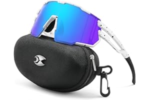 suoso Polarized Sports Sunglasses for Youth: Baseball Glasses for Men Womens UV400 Protection Goggles for Cycling Running