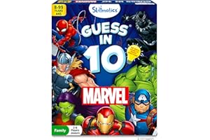 Skillmatics Guess in 10 Marvel, Perfect for Boys, Girls, Kids, Teens, Adults Who Love Card Games, Board Games, Travel Toys, A