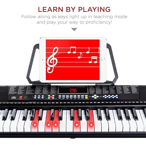 Best Choice Products 61-Key Beginners Electronic Keyboard Piano