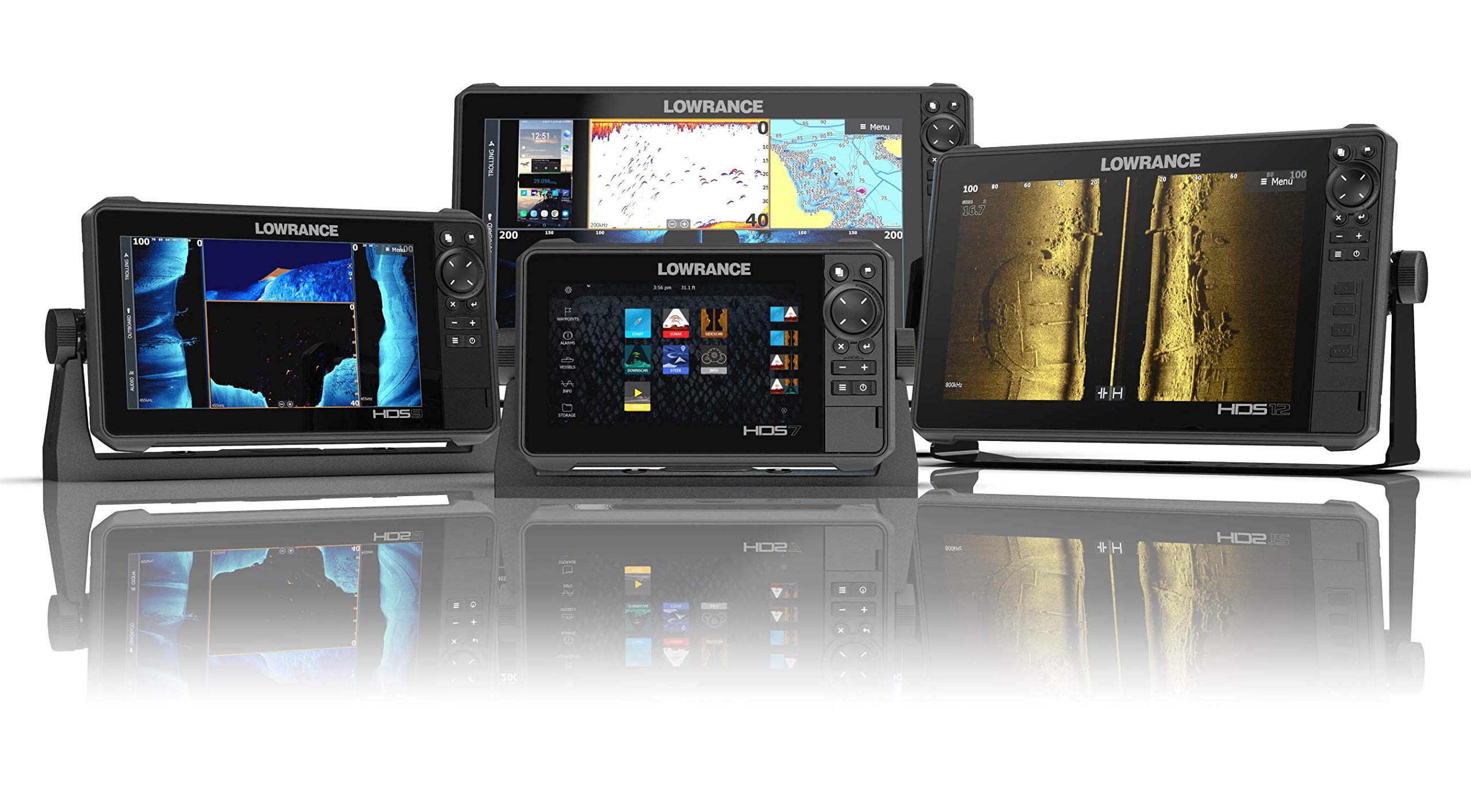 Lowrance HDS-Live Fish Finder, ActiveTarget Live Sonar Compatible, Preloaded C-MAP US Enhanced Mappi