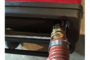 INNOVATIVE GENERATOR SOLUTIONS GenExhaust for Honda EU3000iS Generator 1-1/2" Quick Disconnect Silicone Exhaust Extension 4 Foot Length