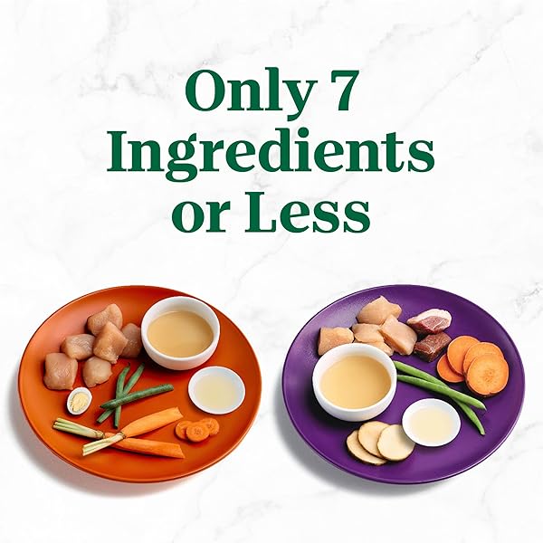 NUTRO SO SIMPLE WET DOG MEAL COMPLEMENT CHICKEN AND CHICKEN & DUCK RECIPES IN BONE BROTH, 2 OZ TRAYS, VARIETY PACK (8 COUNT, PACK OF 1)