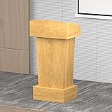 Xibolai Wooden Podium Stand Lectern Oak Color 16MM