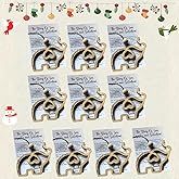 10PCS Friendship Sisterhood Elephant Ornament with Story Card, Elephant Ornament for Women Tribe, Friendship Gifts for Best Friends and Sisters (10PACKS)