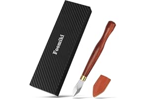 Foomiki Professional Woodworking Marking Knife – 7.09 Inch Layout Woodworking Tools, Sharp Stainless Steel Blade, Hardwood Ha