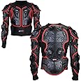 OHMOTOR Motorcycle Body Protective Jacket Armor Men, Motocross Riding Protective Gear,ATV Dirt Bike Chest Spine Protector