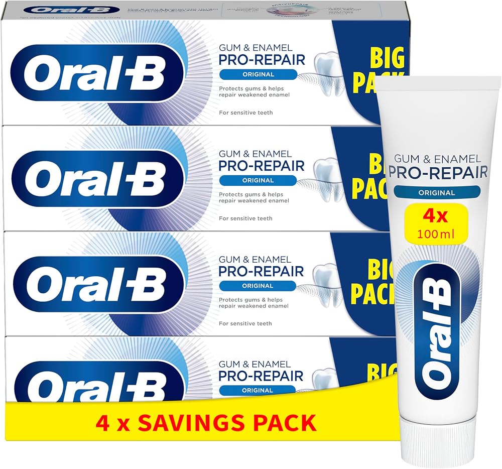 Oral-B Gum & Enamel Pro-Repair Original Toothpaste 400 ml 4 x 100 ml