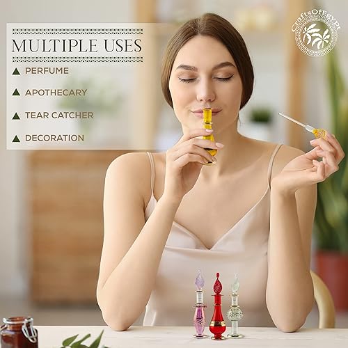 Egyptian perfume bottles, Perfume making kit, Decorative perfume