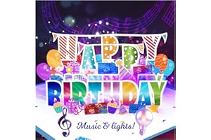 100 GREETINGS Lights & Music Pop Up Happy Birthday Card – Plays Hit Song 'Happy' – Pop Up Birthday Card for Wife, Girlfriend, Mom - Pop Up Birthday Cards for Women – Musical Birthday Cards