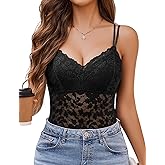 Avidlove Lace Bralette for Women V Neck Camisole Lingerie Spaghetti Strap Tube Slim Tank Top