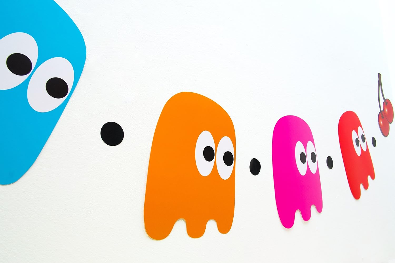 80s Party Decoration Pacman And Ghosts Bunting 80s Material Girl