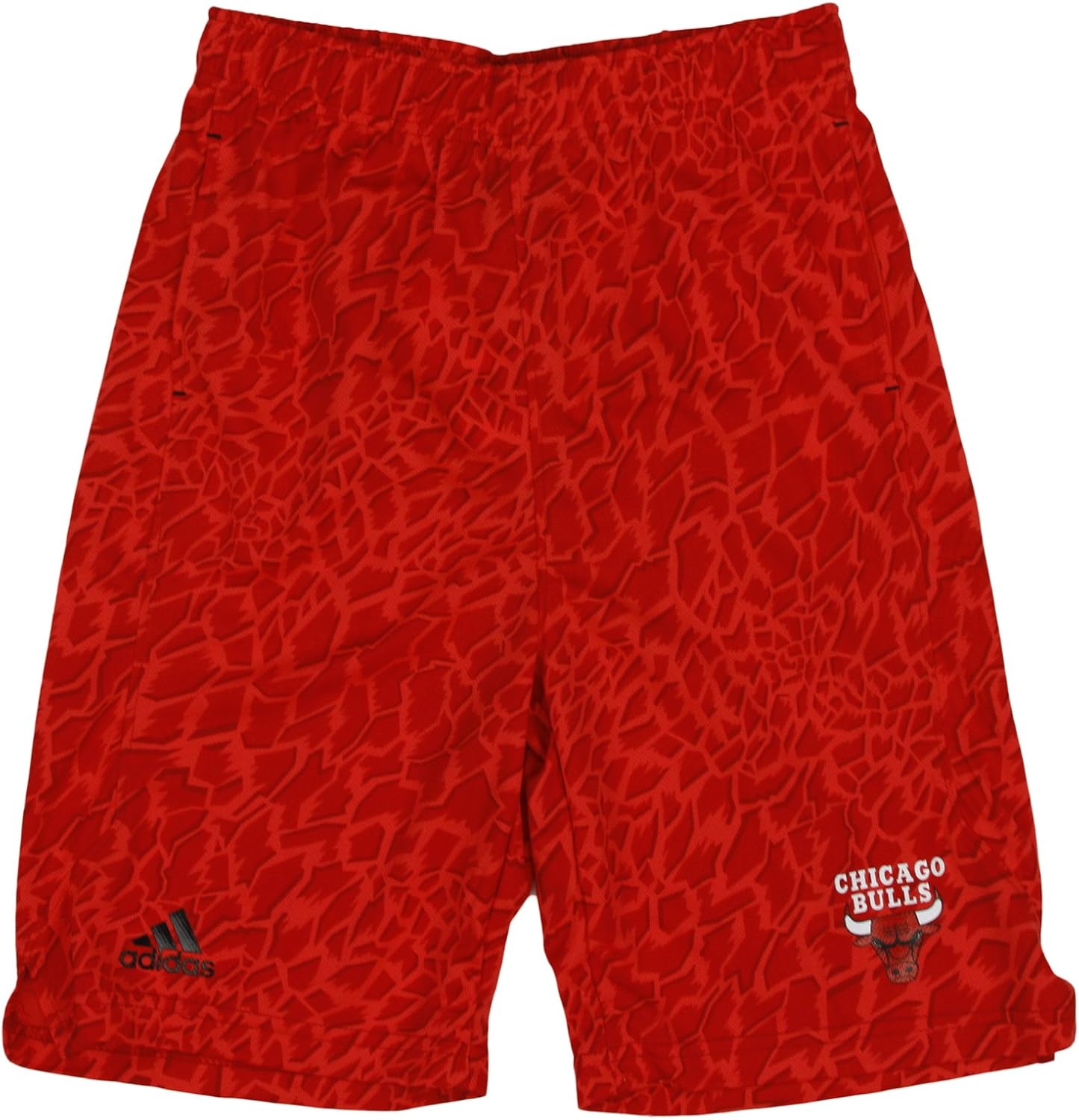 bulls shorts red