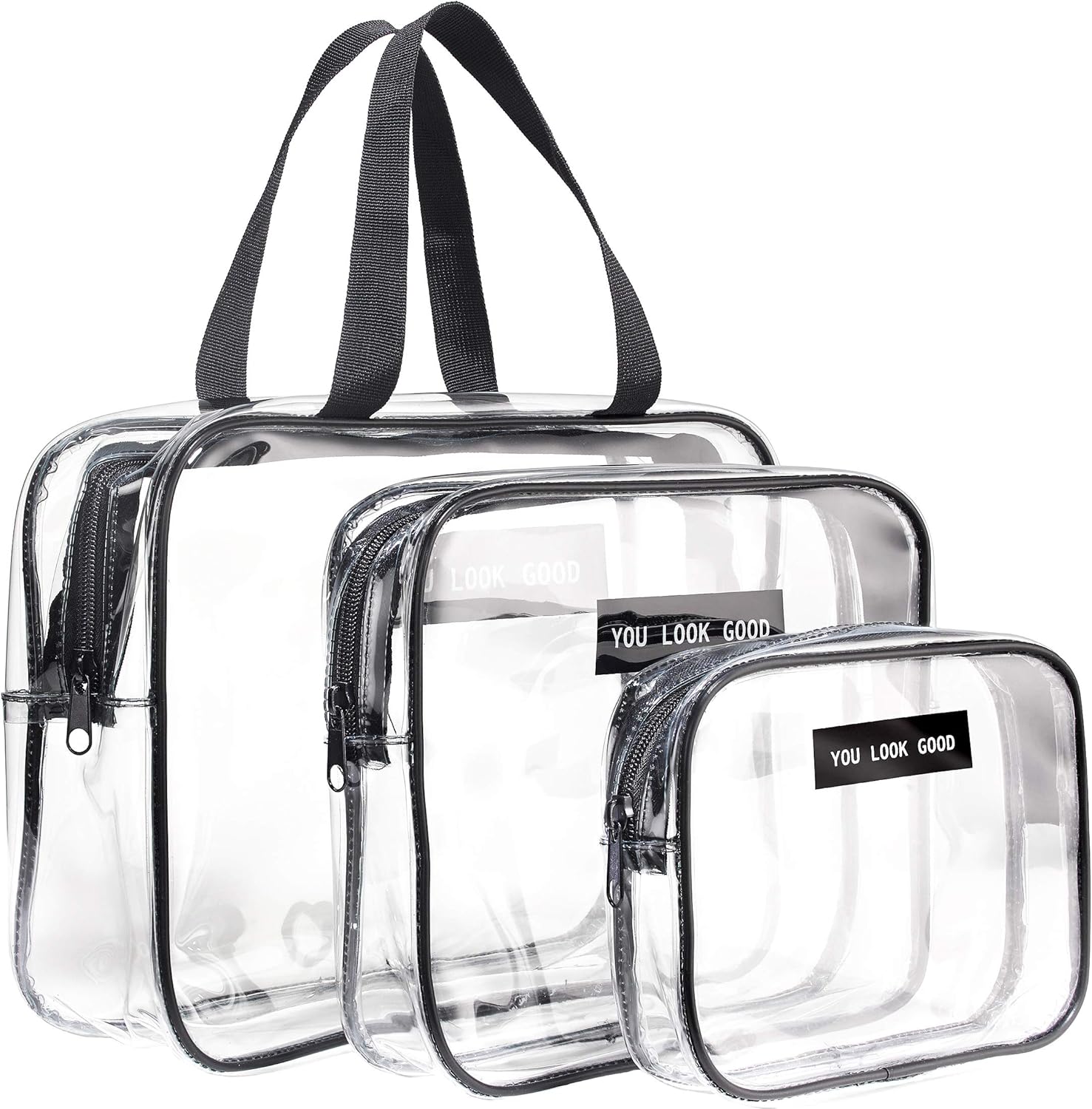 clear toiletry bag hand luggage