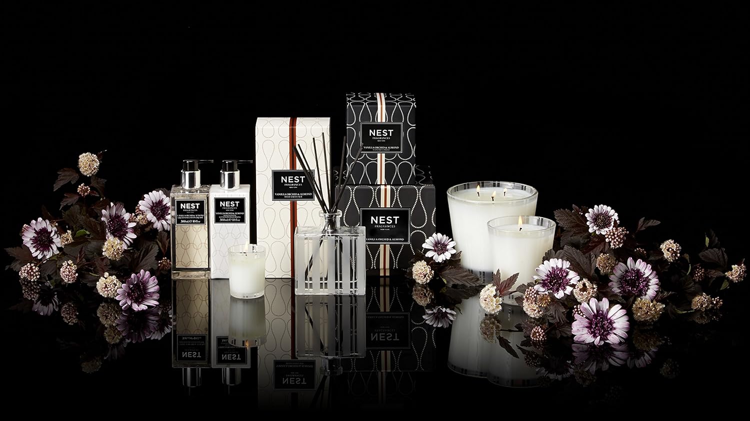 NEST01VO NEST Fragrances 8.1 oz Home Decor NEST Fragrances Classic Candle Vanilla Orchid & Almond