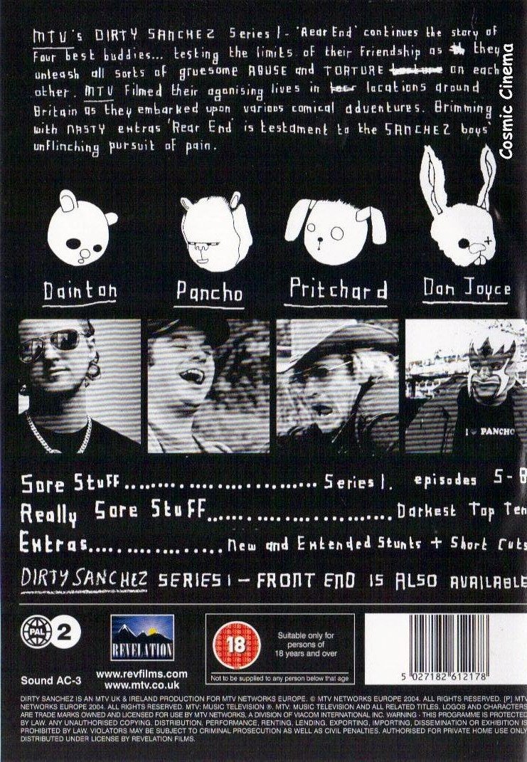 Dirty Sanchez: Series 1 - Rear End [DVD]