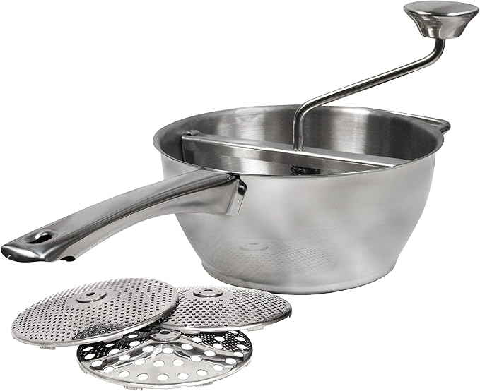 Weston 61101W Food Mill, Stainless Steel Amazon.ca Home & Kitchen