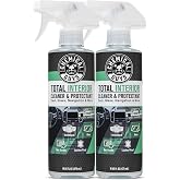 Chemical Guys, Total Interior Cleaner &amp; Protectant, New Car Scent, 16 oz | Cleans dash, leather, vinyl, plastic, glass and fabric in one step, residue-free, with a fresh new car scent