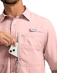 Men's Fishing Shirts with Zipper Pockets UPF