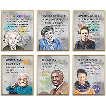 Morivational Posters 16 Posters - Famous Scientists & Inspirational ...