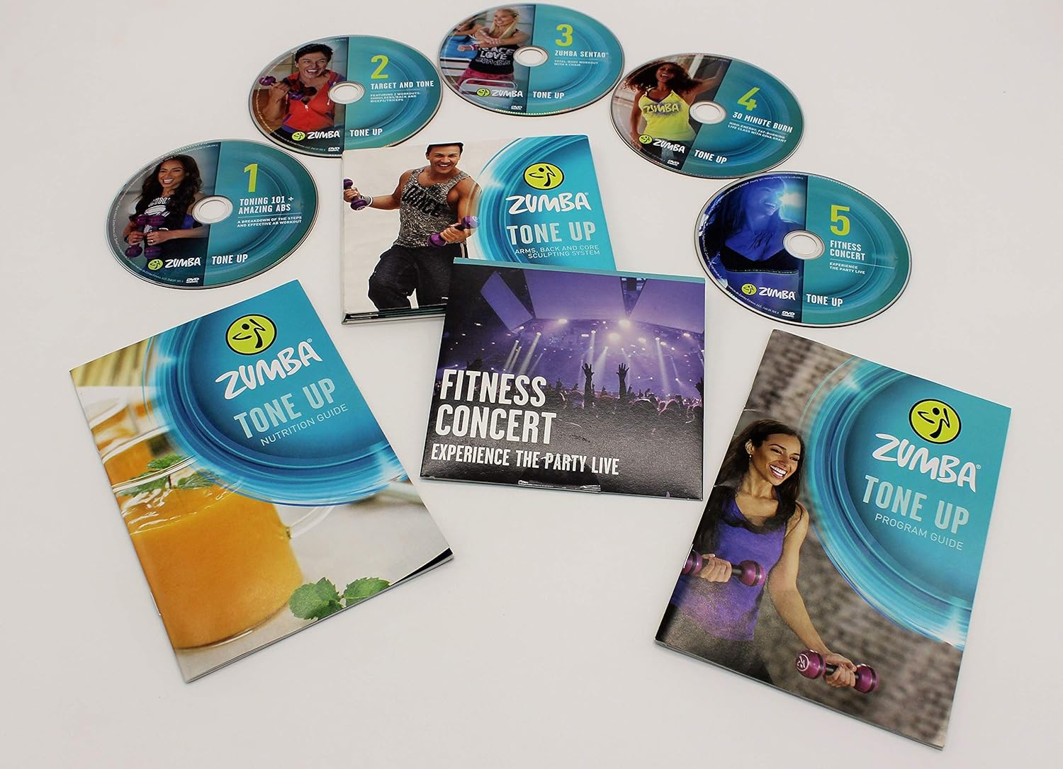 Zumba Fitness Tone Up 5 - Sistema de DVD y 2 Libros de programas ...