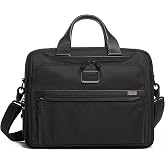TUMI Alpha Organizer Brief, Fits Up to 15" Laptop | Laptop Briefcase for Commute or Travel, Fits Up to 15" Laptop, Removable Shoulder Strap, Ballistic Nylon, Multiple Pockets