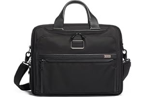 TUMI - Alpha Organizer Brief - Laptop Briefcase for Commute or Travel - Fits Up to 15" Laptop - Removable Shoulder Strap
