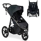 BOB Gear Wayfinder Jogging Stroller with Independent Dual Suspension, Air-Filled Tires, and 75-Pound Weight Capacity, Nightfa