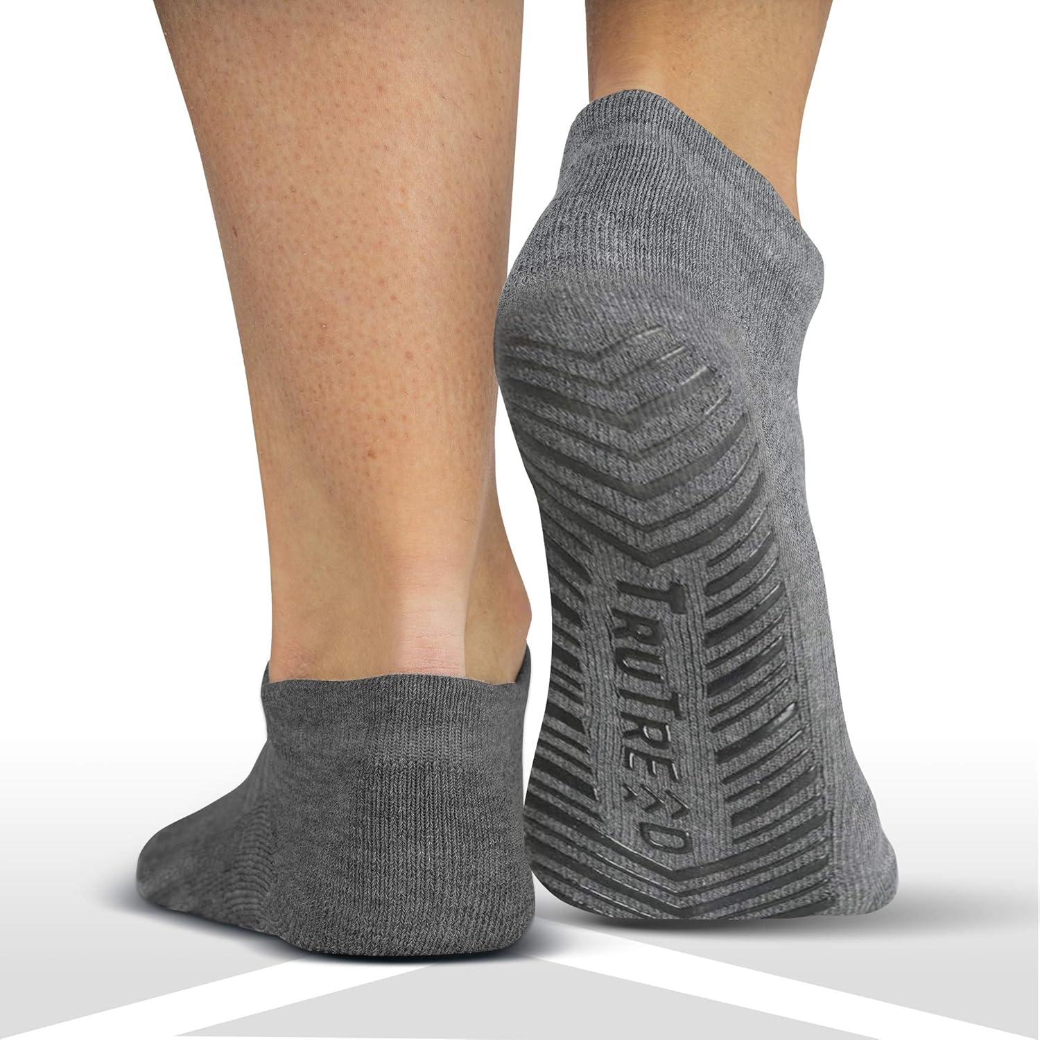 TruTread Non Slip Grip Yoga Socks for Women & Men - Non Skid Hospital, Yoga, Barre, Pilates, 6 Pairs: Clothing