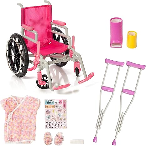 american girl crutches set
