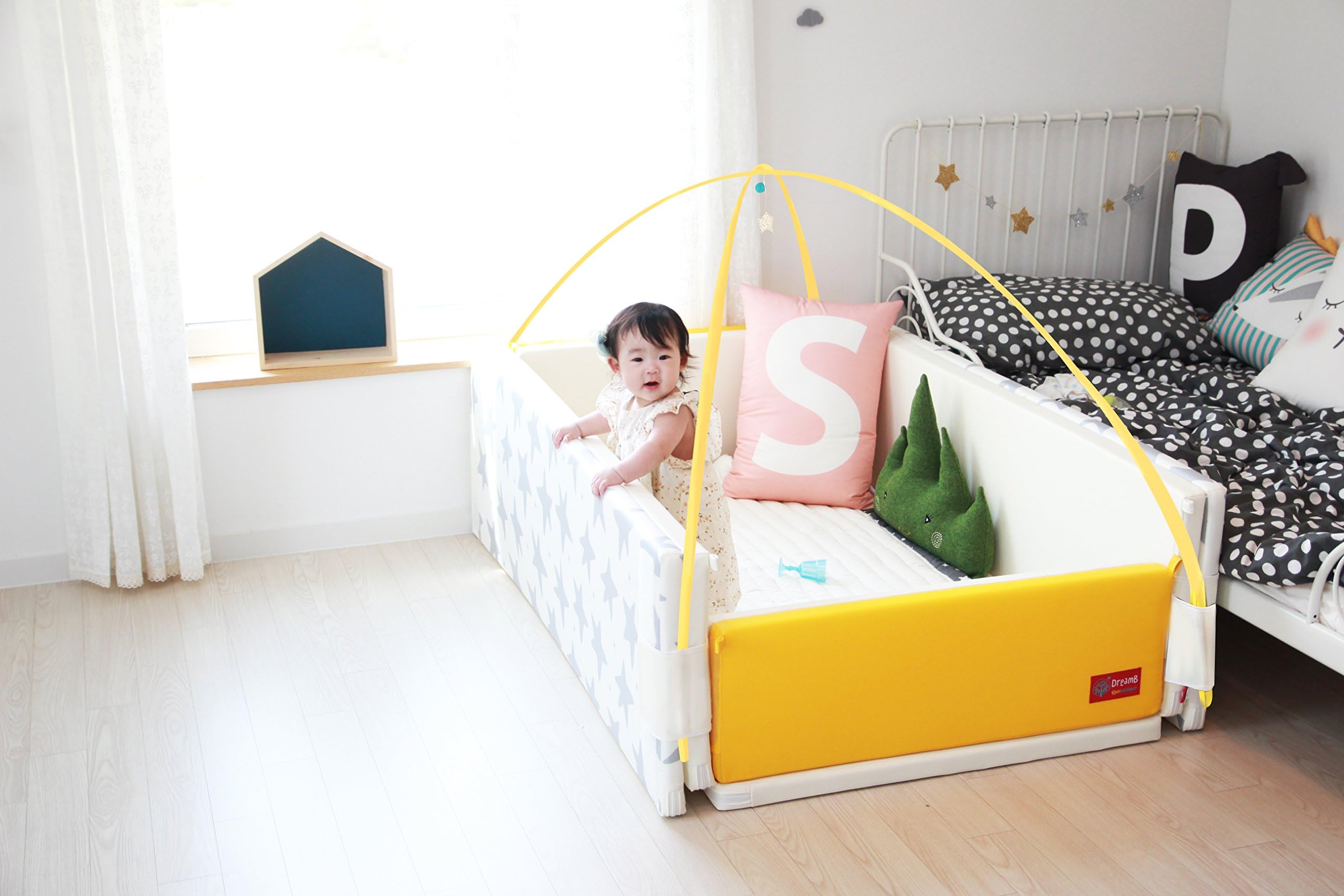 Baby Bumper Bed (Yellow Big Star)