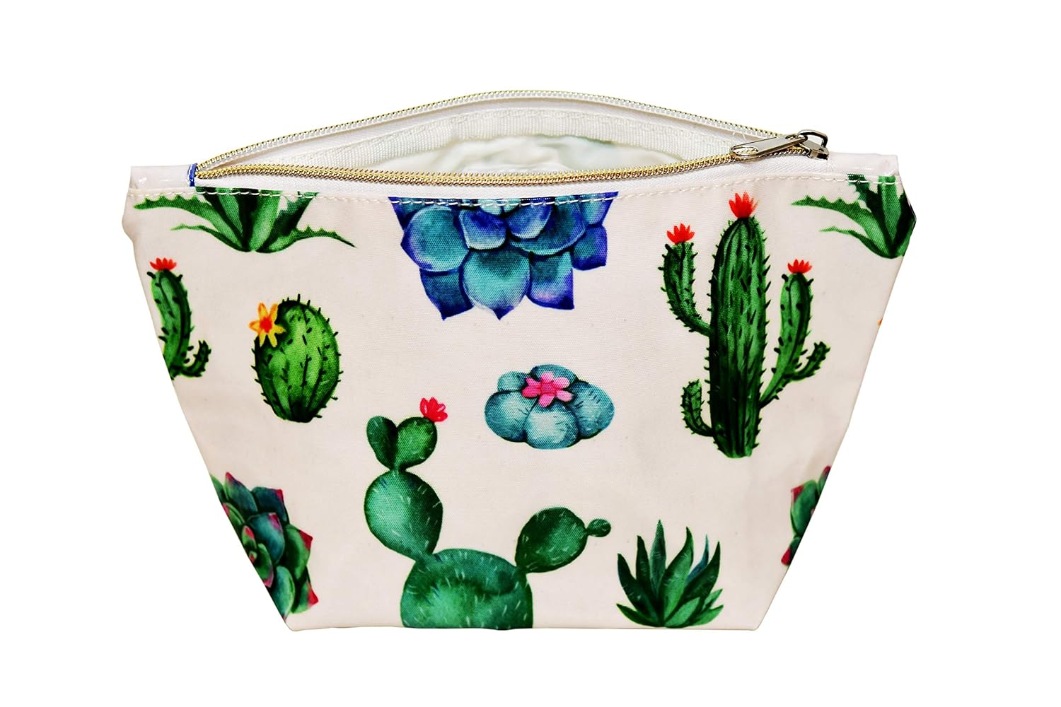 Fluffy Layers Collection Farm Country Girl Fashion PVC Cosmetic Makeup Bag (Cactus)…