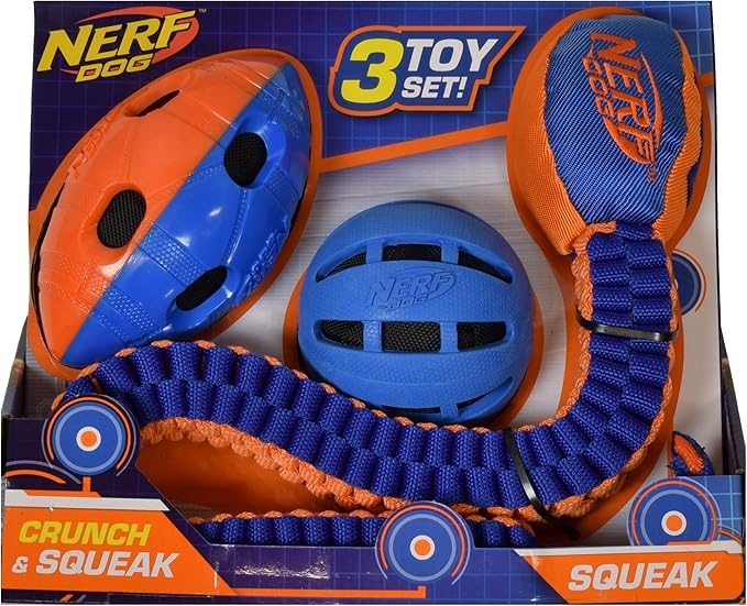 Nerf Dog Assorted Toy Set, 3Count Amazon.ca Pet Supplies