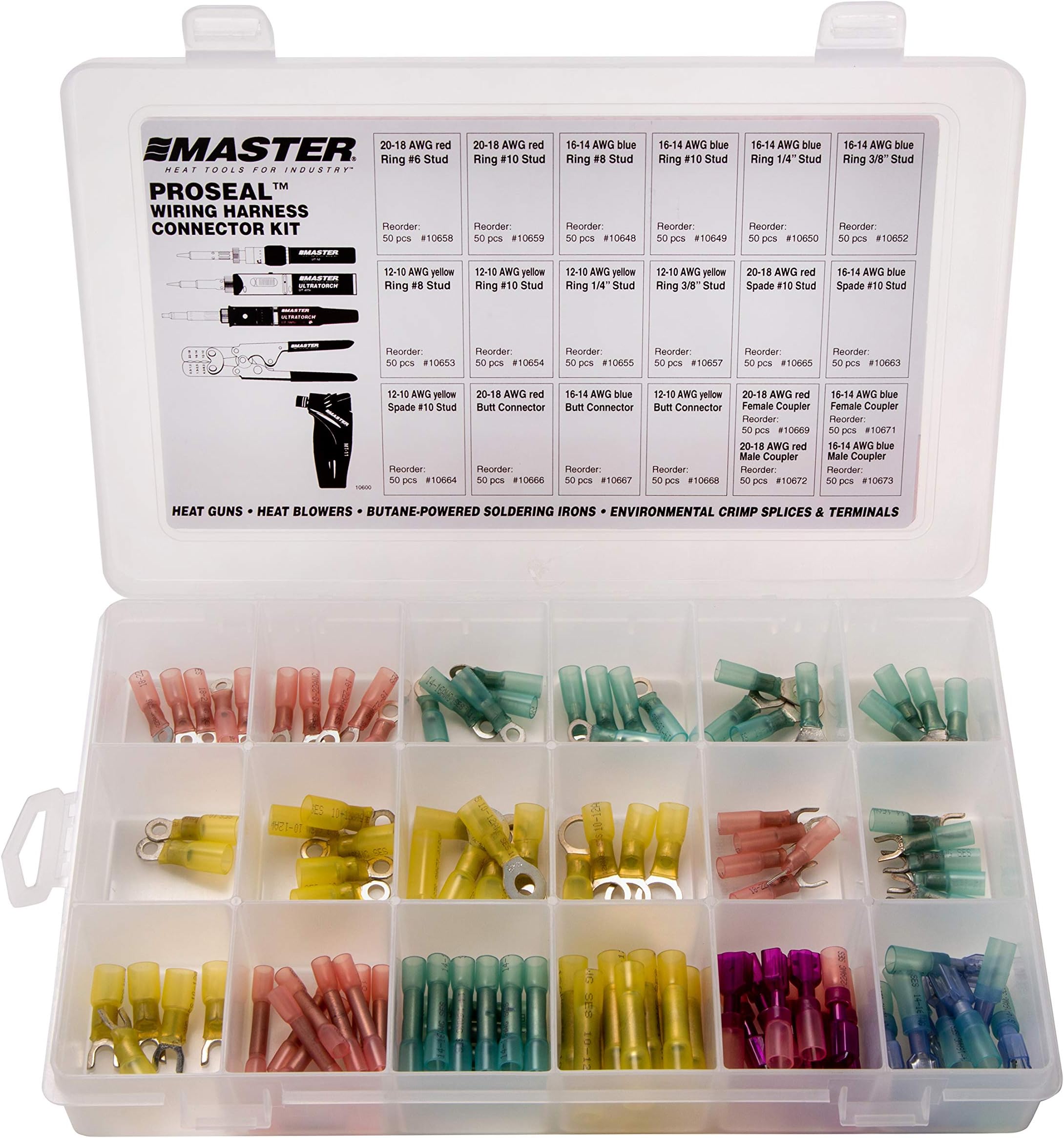 Master Appliance 10600 Proseal Connector Large Assortment Kit, 115-Piece