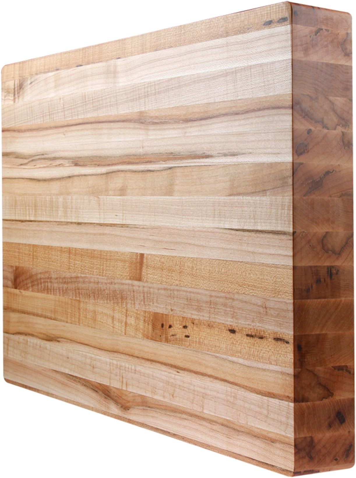 Kobi Blocks Maple Edge Grain Butcher Block Wood Cutting Board 12"x24"x1.5"