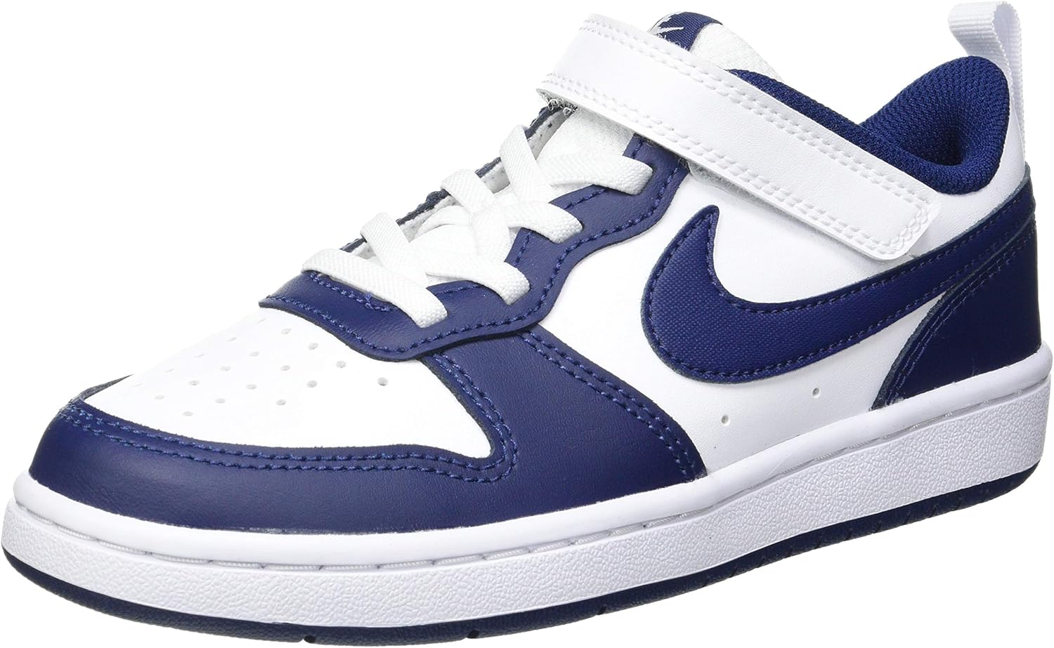 Nike Court Borough Low 2 Gs Basketball Shoe White White Blue Void Signal Blue 6 Uk Amazon Co Uk Shoes Bags