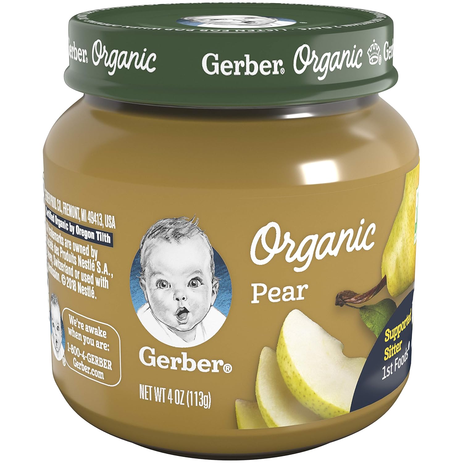 gerber 1st foods pureed baby food
