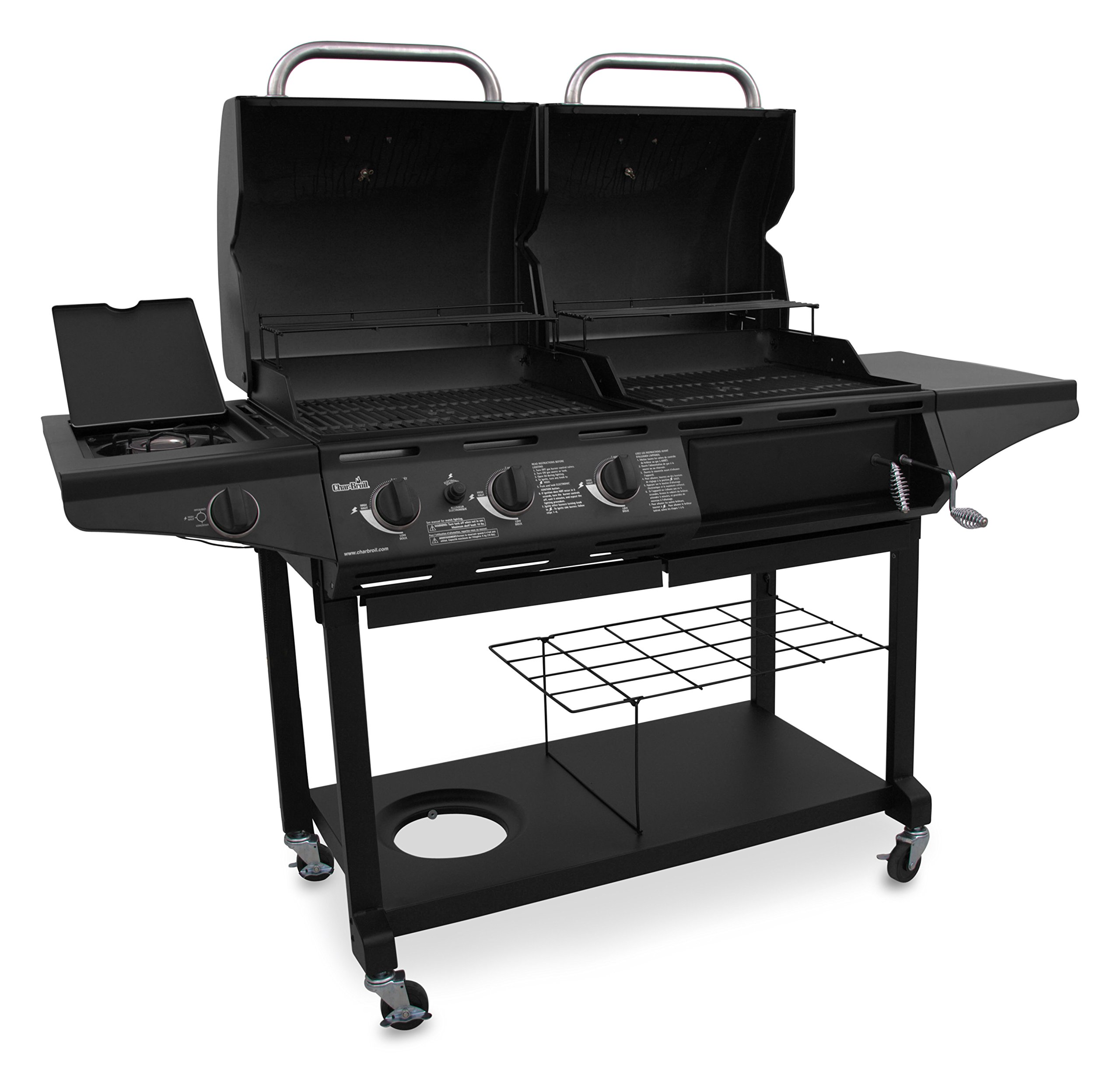 CharBroil Standard 1010 3Burner Liquid Propane and Charcoal Combo