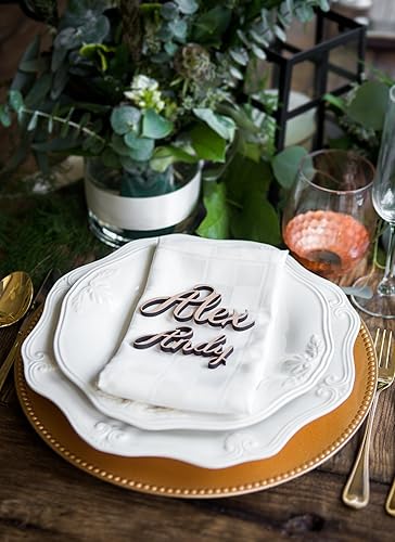 Amazon Com Wood Place Card Names Cutouts For Wedding Party Or