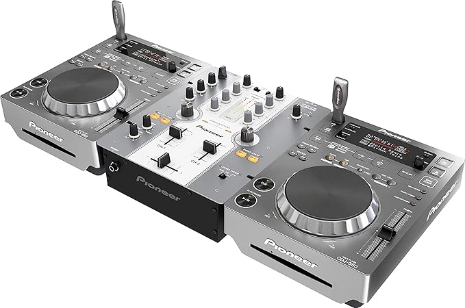 Amazon Com Pioneer Digital Dj Turntable Silver Cdj350s Musical Instruments