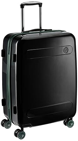 United Colors of Benetton ABS 75 cms Black Suitcases (0IP6HAP28M01I)