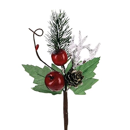 Stefanazzi 10 Pezzi Lunghezza 18 Cm Pick Natalizio Con Pino