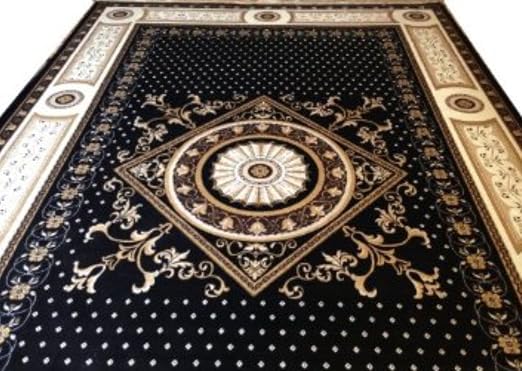 Versace Medusa Design Seiden Laufer Teppich Kunstseide Maander