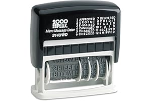 Cosco 2000 Plus Self-Inking Type Size 1 Micro Message Dater (011090)