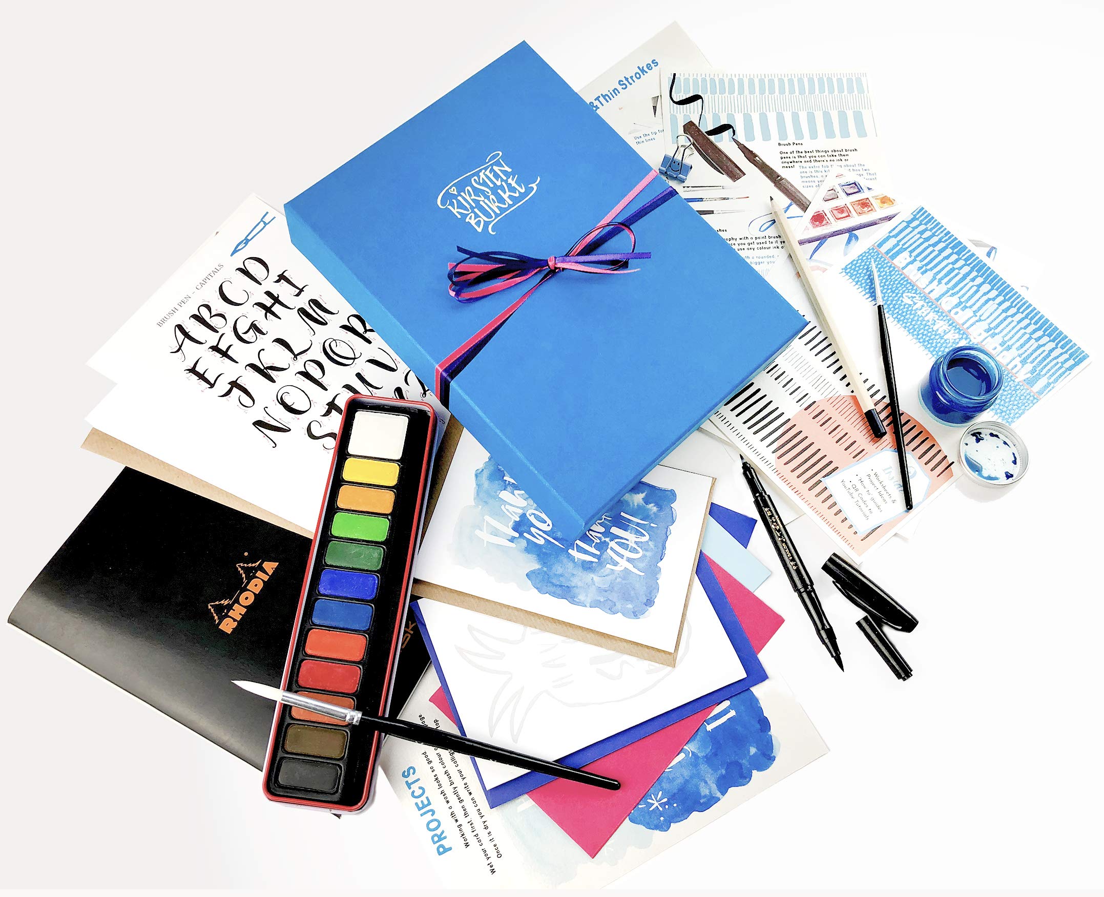 KIRSTEN BURKE & THE MODERN CALLIGRAPHY CO. Kids Brush Lettering Starter Calligraphy Kit.