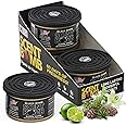 Scent Bomb Organic Spill-Proof Air Freshener Cans – Natural Odor Eliminator for Car, Home, and Bathroom – Long-Lasting, Non-Toxic, Fresh Scent – Ideal for Any Room or Vehicle (Black Bomb, 4-Pack)