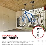 PRO BIKE TOOL Ceiling Mount Pulley System - Heavy Duty Garage Bike Hoist view 4