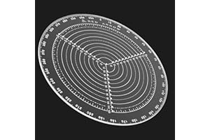 ERARISE 300 mm 12 Inch diameter Largest Round Center Finder Compass Drawing Circles Lathe Work and Woodturners Ideal For Locating Center on Logs and General Stock Pieces Works Well on Round and Square Stock