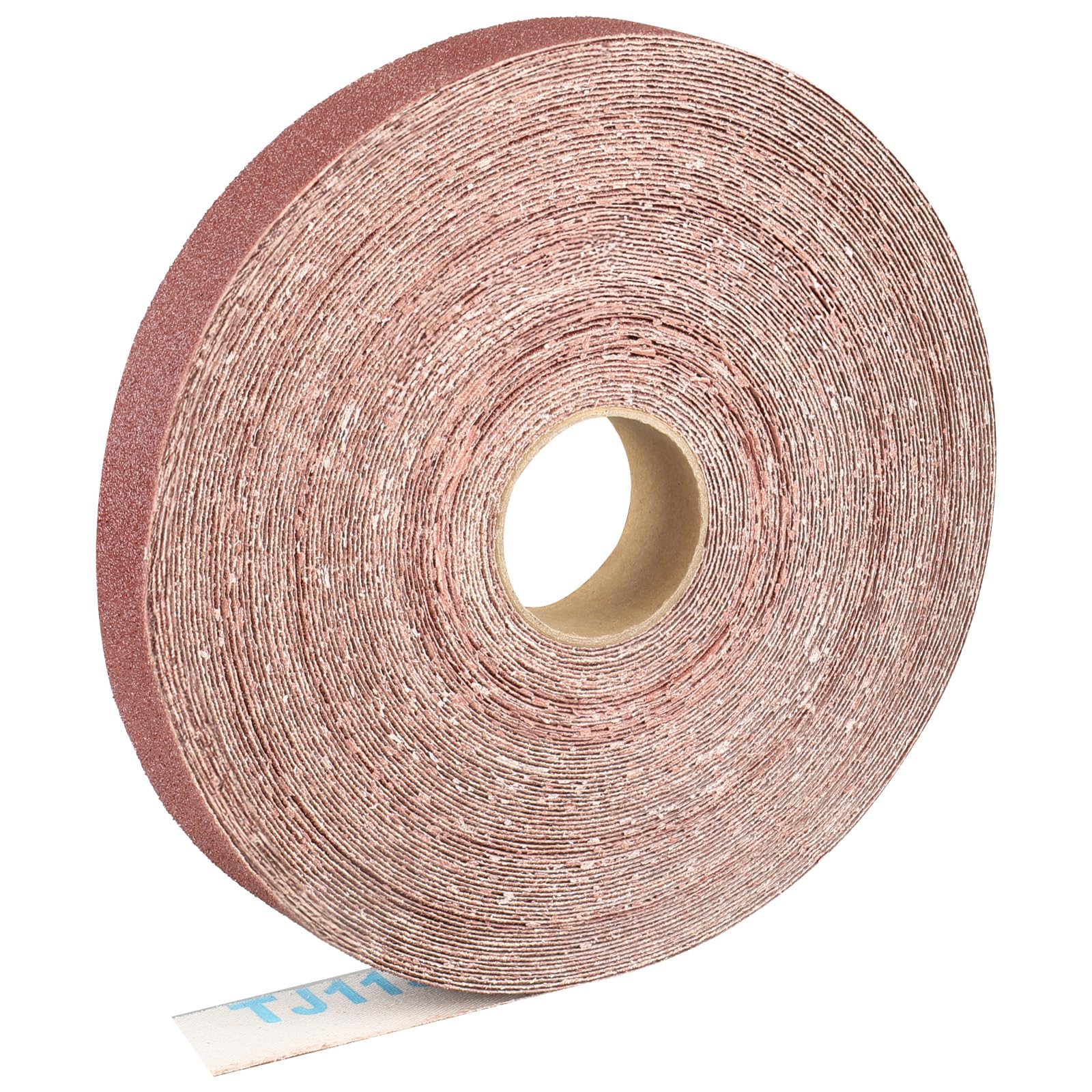 Shineboc sandpaper roll 2.5cmx25m 100 grit aluminum oxide sandpaper, suitable for sanding, wood, furniture finishing, stainless steel and automotive body processing